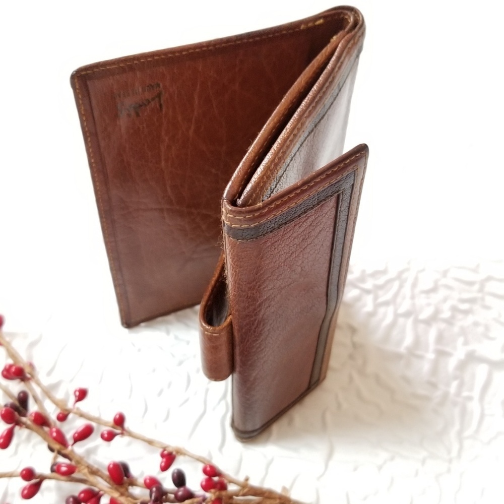 Lodis made in Spain Vintage Bifold Brown Wallet - Picture 5 of 8
